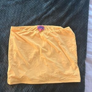 Edikted Yellow Mini Skirt